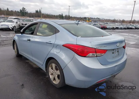 2012 Hyundai Elantra Gls (Ulsan Plant) z USA, uszkodzony, nr VIN KMHDH4AE0CU291202